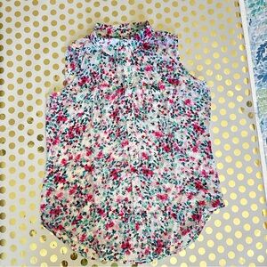 Liz Claiborne Multicolor Floral Top